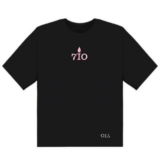 Limited Pink on Black Tee Shirt